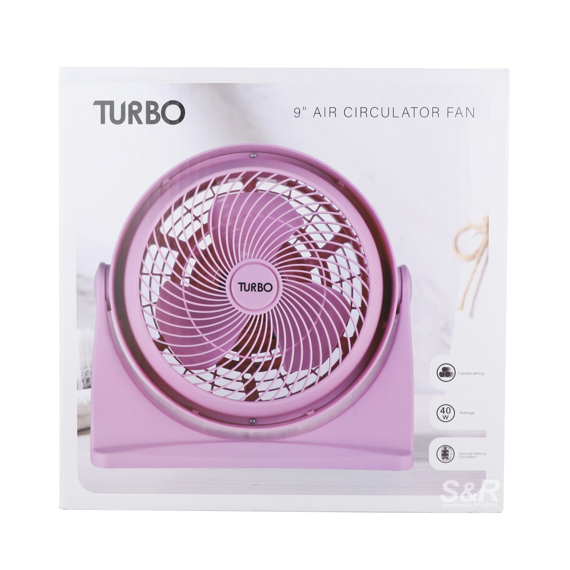 Turbo 9inch Air Circulator Fan 1pc Turbo 9inch Air Circulator Fan 1pc